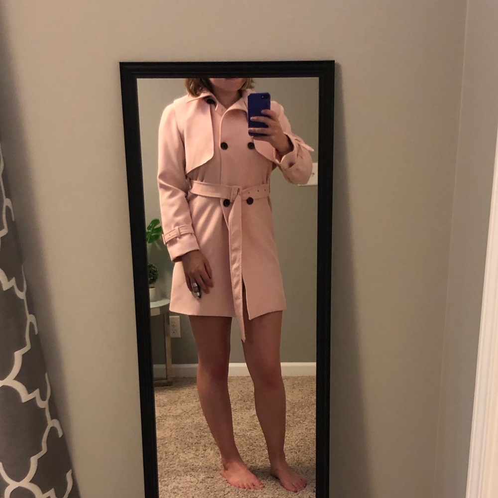 Baby Pink Overcoat